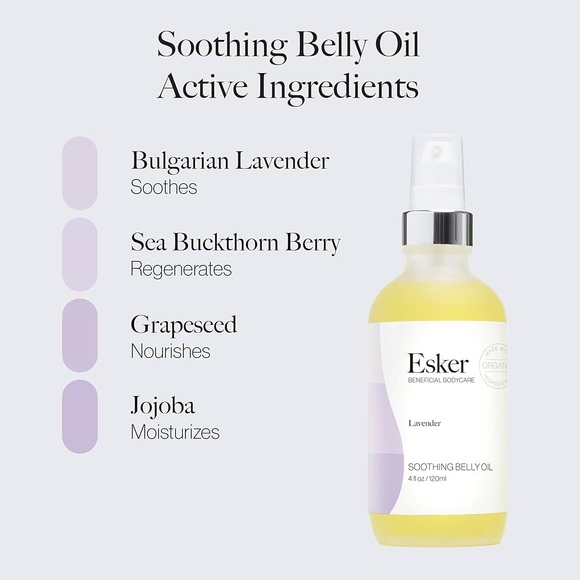 New Esker Beneficial Bodycare Soothing Belly Oil 4oz!!🔥🔥🔥 - Picture 2 of 15